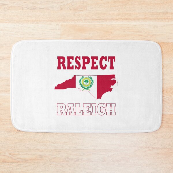 Item preview, Respect Raleigh nc map flag designed and sold by Deco-Design.