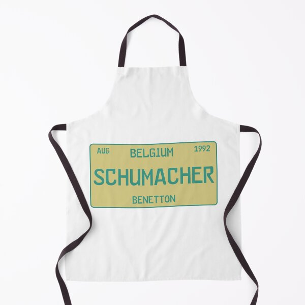 Item preview, Michael Schumacher first win license plate white designed and sold by ff1merch ..