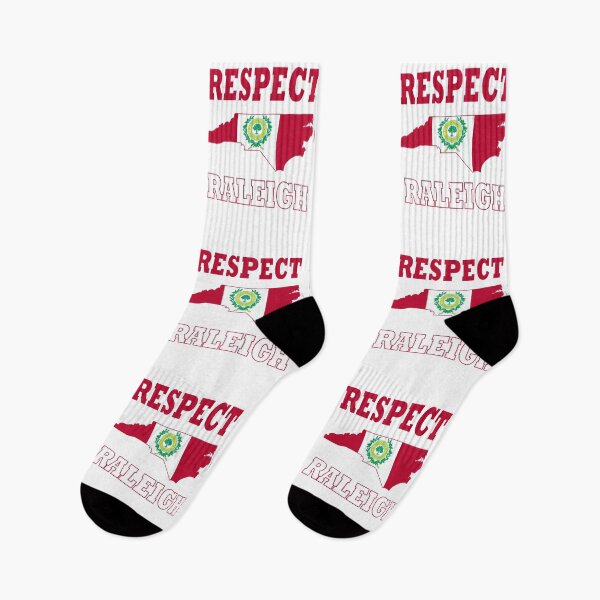 Item preview, Respect Raleigh nc map flag designed and sold by Deco-Design.