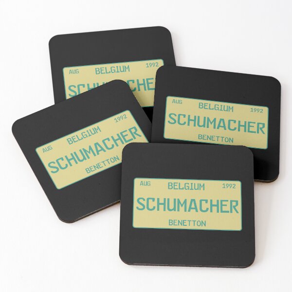 Item preview, Michael Schumacher first win license plate black designed and sold by ff1merch ..