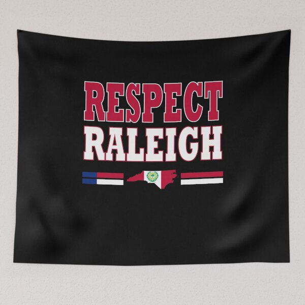Item preview, Respect Raleigh | Raleigh flag north carolina map designed and sold by Deco-Design.