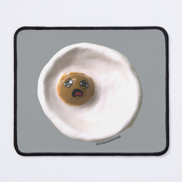 Item preview, Aesthetic Egg Dude Art, Dark Grey, Gray, v6 | lilsboobthangs designed and sold by lilsboobthangs.