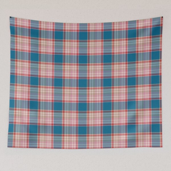 Item preview, Pink Blue Tartan Plaid Flannel Patter designed and sold by captaingursel.