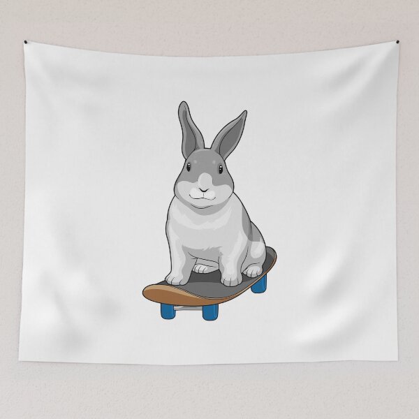 Item preview, Rabbit Skater Skateboard designed and sold by Snabdesign84.