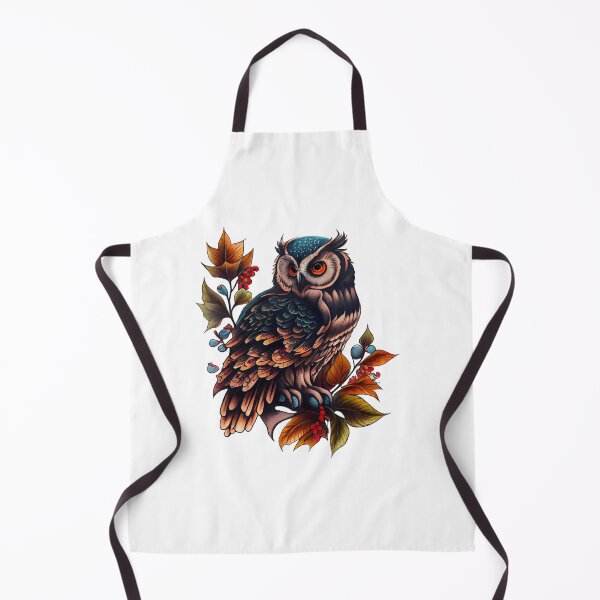 Item preview, Traditional Owl Tattoo designed and sold by TourDePassion.