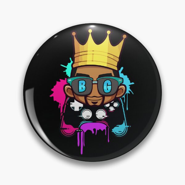 Item preview, Black Gamers Character Logo designed and sold by UrbanChillz.