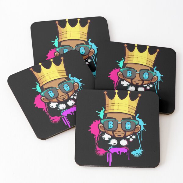 Item preview, Black Gamers Character Logo designed and sold by UrbanChillz.