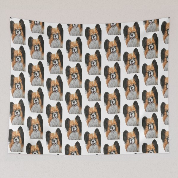 Item preview, papillon dog designed and sold by AyOuBNSB.