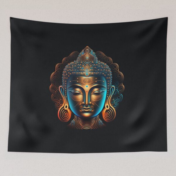 Item preview, Get Inspired with AI-Generated Buddha Art Prints designed and sold by RetComly.