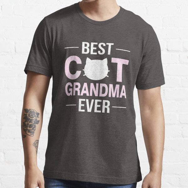 "Best Cat Grandma Ever Funny Kitty Lover Mothers Gift" Tshirt by JapaneseInkArt Redbubble