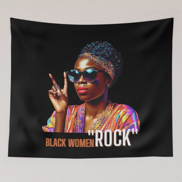 Item preview, Rock de mujeres negras designed and sold by DandelionSeeds.