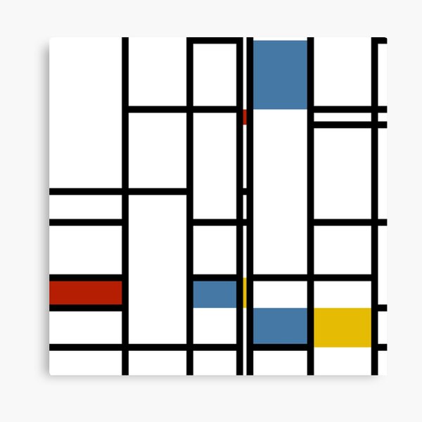 Item preview, Mondrian style minimal abstract designed and sold by zarifiqbal.