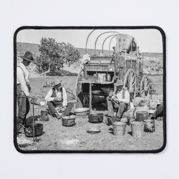 Item preview, Chuckwagon Meal During Cattle Roundup c. 1899 designed and sold by Daniel Hagerman.