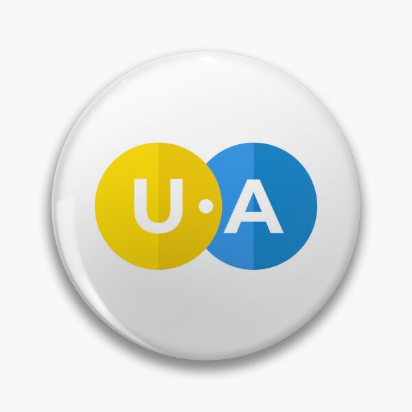 Artikelvorschau, gelb und blau. Symbol. Kreise. ua. Briefe entworfen und verkauft von Daria-design.