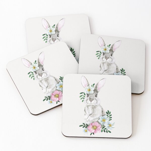 Item preview, Watercolor Easter Bunny designed and sold by AmmaShani.