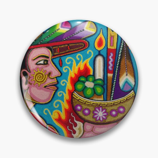 Item preview, Mexican huichol shaman marakame wixarika designed and sold by aramara-huichol.
