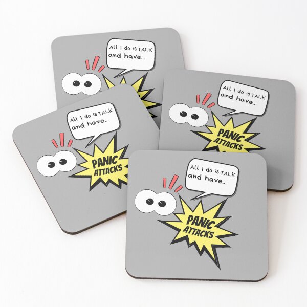 Item preview, All I do is talk and have panic attacks, comic style designed and sold by SquirrelNat.