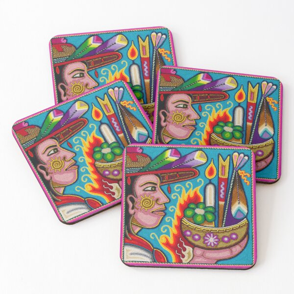 Item preview, Mexican huichol shaman marakame wixarika designed and sold by aramara-huichol.