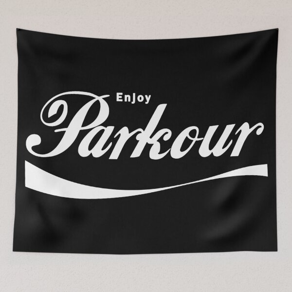 Item preview, ENJOY PARKOUR - PARKOUR - FREERUNNING - TRACEUR designed and sold by ShirtWreck.