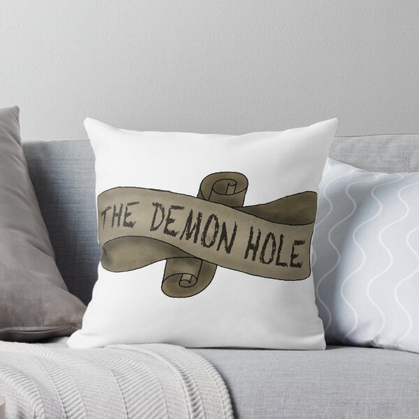Item preview, The Demon Hole Banner Buzzfeed Unsolved Inspired Sticker Print designed and sold by veeebles.