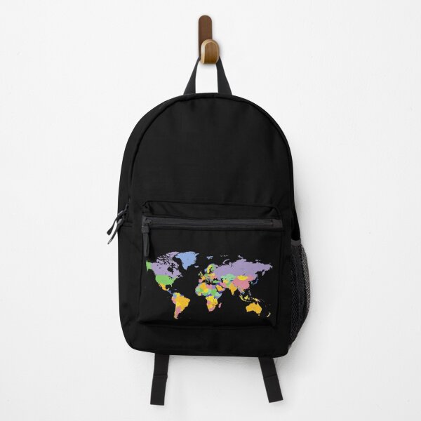Item preview, cartography. world map on black background. all countries of the world. political map. vector illustration designed and sold by Daria-design.