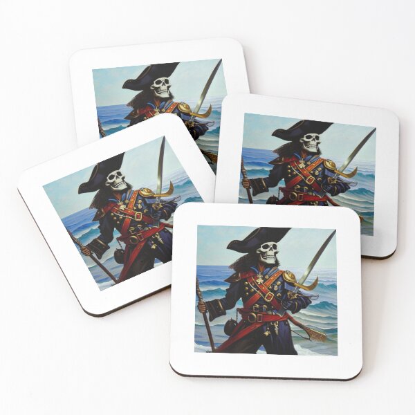 Item preview, Painting Of Skeleton Pirate In Heroic Pose designed and sold by DEDDesign.
