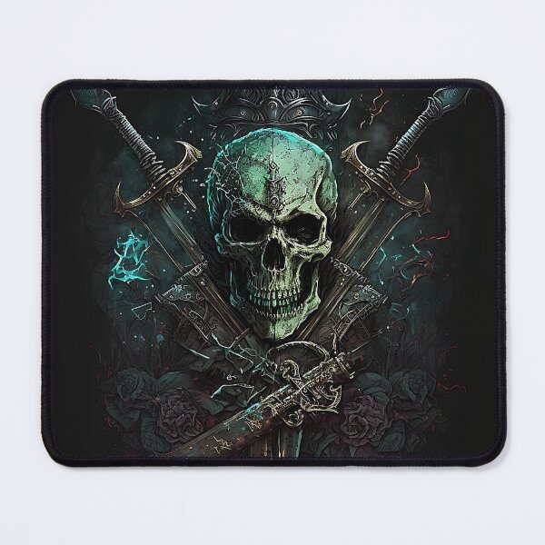 Item preview, Skull and Crossed swords designed and sold by bobbobroberts.