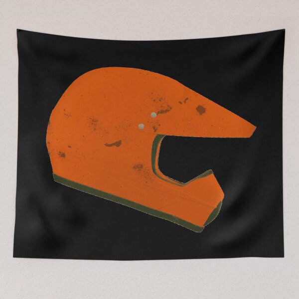 Item preview, Motocross Bike Helmet - Orange designed and sold by PeterADesign.