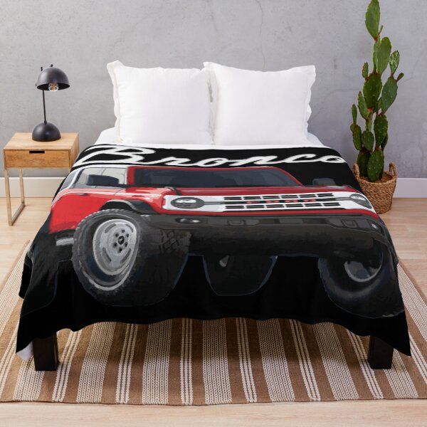 Vista previa del artículo con la obra «Ford Bronco Heritage edición RACE RED Ford Bronco MURICA SUV camioneta deportiva», diseñado y vendido por cowtownCOWBOY.