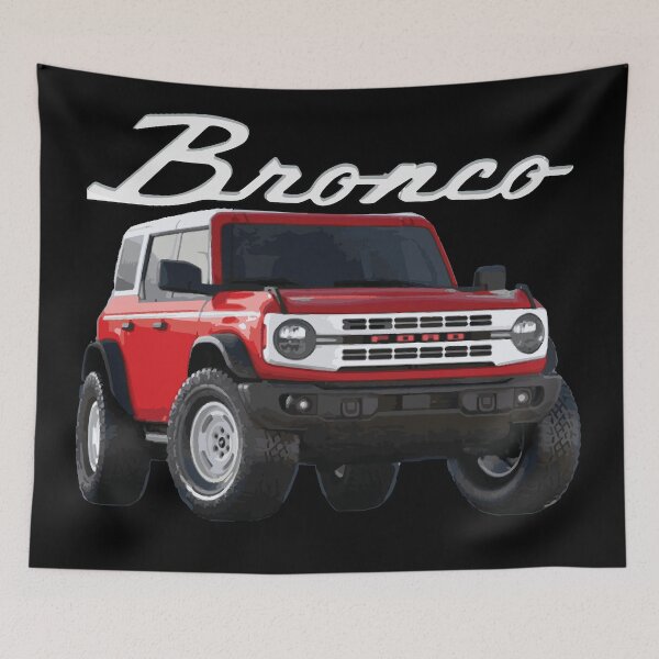 Item preview, Ford Bronco Heritage edition RACE RED Ford Bronco MURICA SUV sport truck designed and sold by cowtownCOWBOY.
