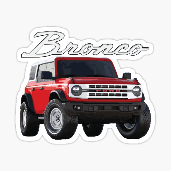 Item preview, Ford Bronco Heritage edition RACE RED Ford Bronco MURICA SUV sport truck designed and sold by cowtownCOWBOY.