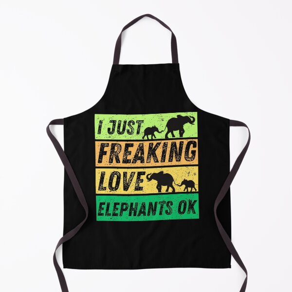Item preview, I Just Freaking Love Elephants Ok designed and sold by Nicet-shirt1.