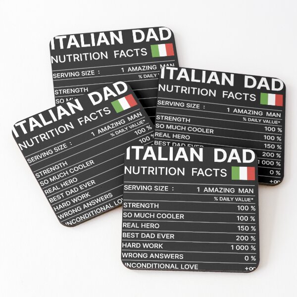 Item preview, Best Italian  Dad, Nutrition Facts tShirt Fathers Day Gift Mens  designed and sold by MRams.