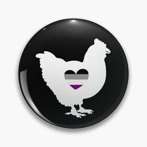 Item preview, Asexual Chicken Lover - LGBTQ Asexual Flag Heart 03 designed and sold by Puddmuppy.