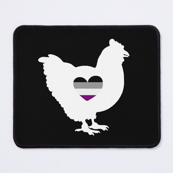 Item preview, Asexual Chicken Lover - LGBTQ Asexual Flag Heart 03 designed and sold by Puddmuppy.