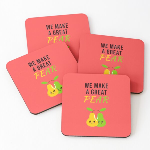 Item preview, We Make a Great Pear (We Make a Great Pair) - Food Word Pun designed and sold by Graham Baitson.