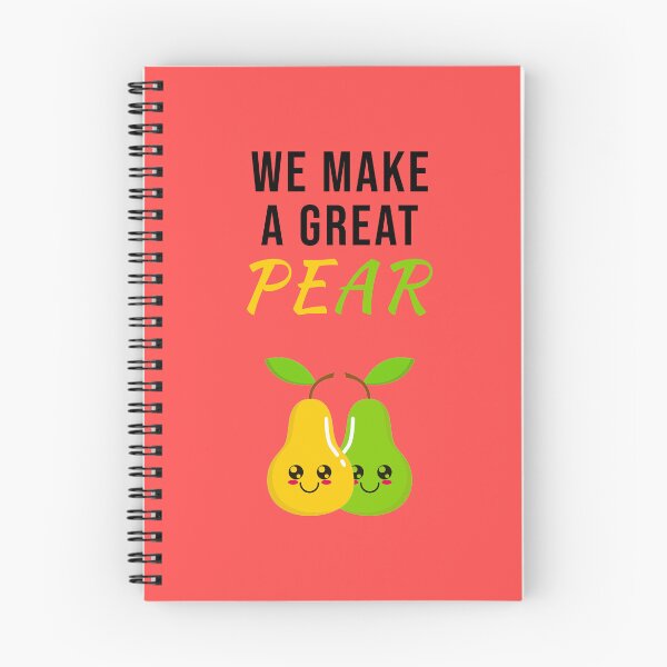 Item preview, We Make a Great Pear (We Make a Great Pair) - Food Word Pun designed and sold by Graham Baitson.