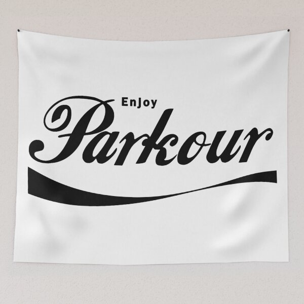 Item preview, ENJOY PARKOUR - PARKOUR - FREERUNNING - TRACEUR designed and sold by ShirtWreck.