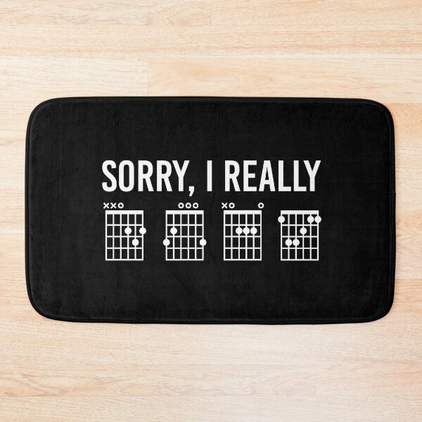Item preview, Sorry, I really DGAF Funny Guitar Chords Guitar Player Gifts | Funny Hidden Message Music Humor Gift designed and sold by Violet Treasures.