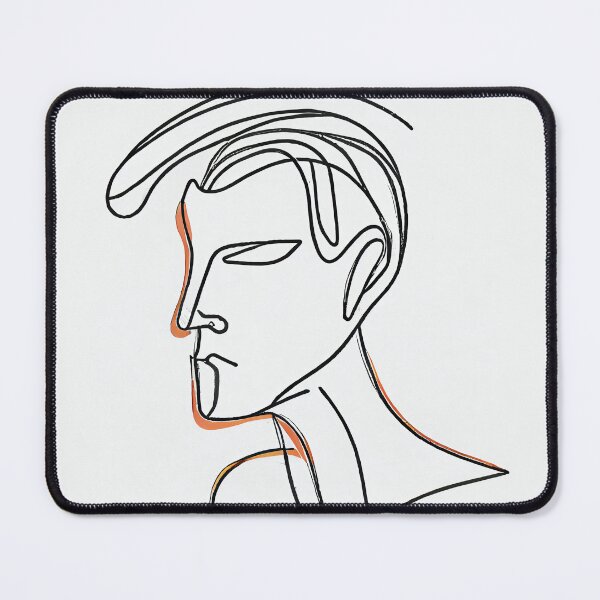 Item preview, Minimalist Line Art of a Man for Tshirt and Sticker designed and sold by DafGole.