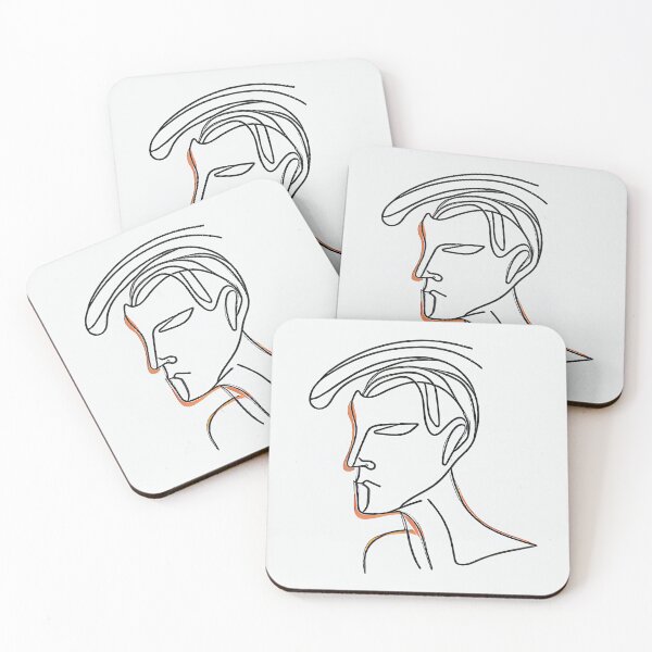 Item preview, Minimalist Line Art of a Man for Tshirt and Sticker designed and sold by DafGole.