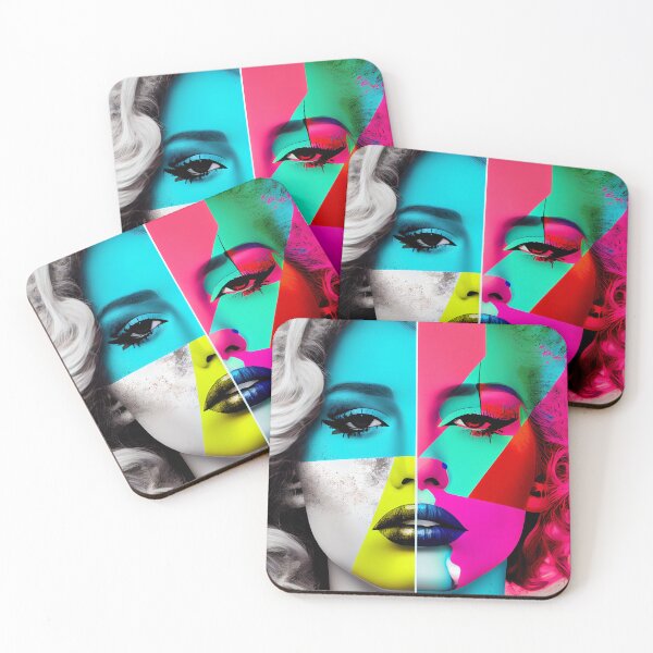 Item preview, Modern pop art style woman portrait designed and sold by loucaski.