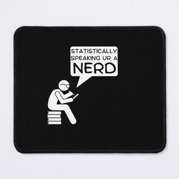 Item preview, Statistically Speaking Nerd Cartoon Design designed and sold by SimpliText.