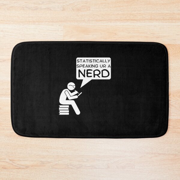 Item preview, Statistically Speaking Nerd Cartoon Design designed and sold by SimpliText.