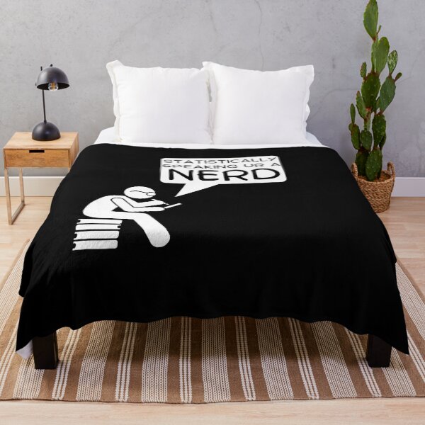 Item preview, Statistically Speaking Nerd Cartoon Design designed and sold by SimpliText.