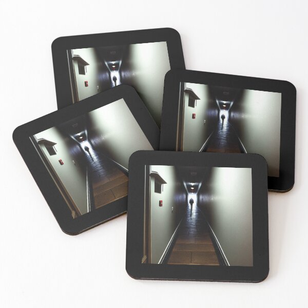 Item preview, Painting Of A Dark Figure In A Corridor designed and sold by DEDDesign.