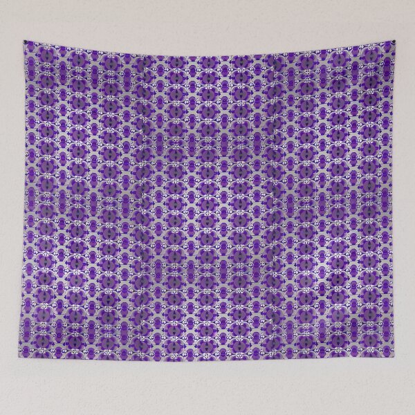 Item preview, violet geometric pattern designed and sold by QuikiPatterns.