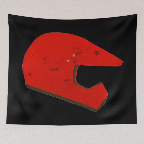 Item preview, Motocross Bike Helmet - Red designed and sold by PeterADesign.