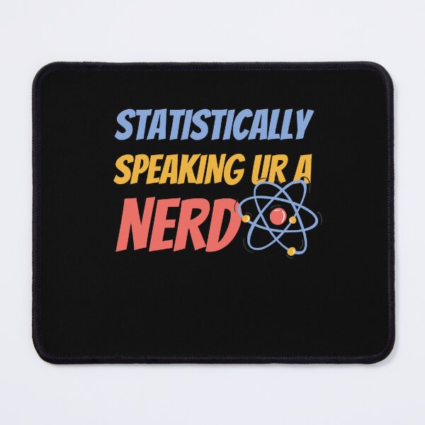 Item preview, Statistically Speaking Nerd Cartoon Design designed and sold by SimpliText.