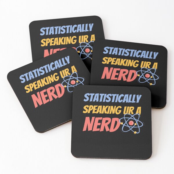Item preview, Statistically Speaking Nerd Cartoon Design designed and sold by SimpliText.